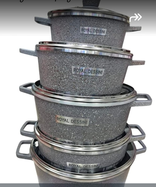10pcs Non-Stick Pots;