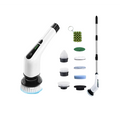 SpinScrub Pro Cordless Cleaner with brush heads and extendable handle