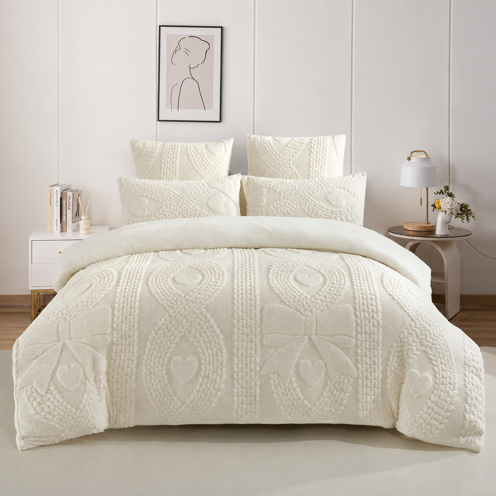 5pcs Super King Quilted Bedspread Set