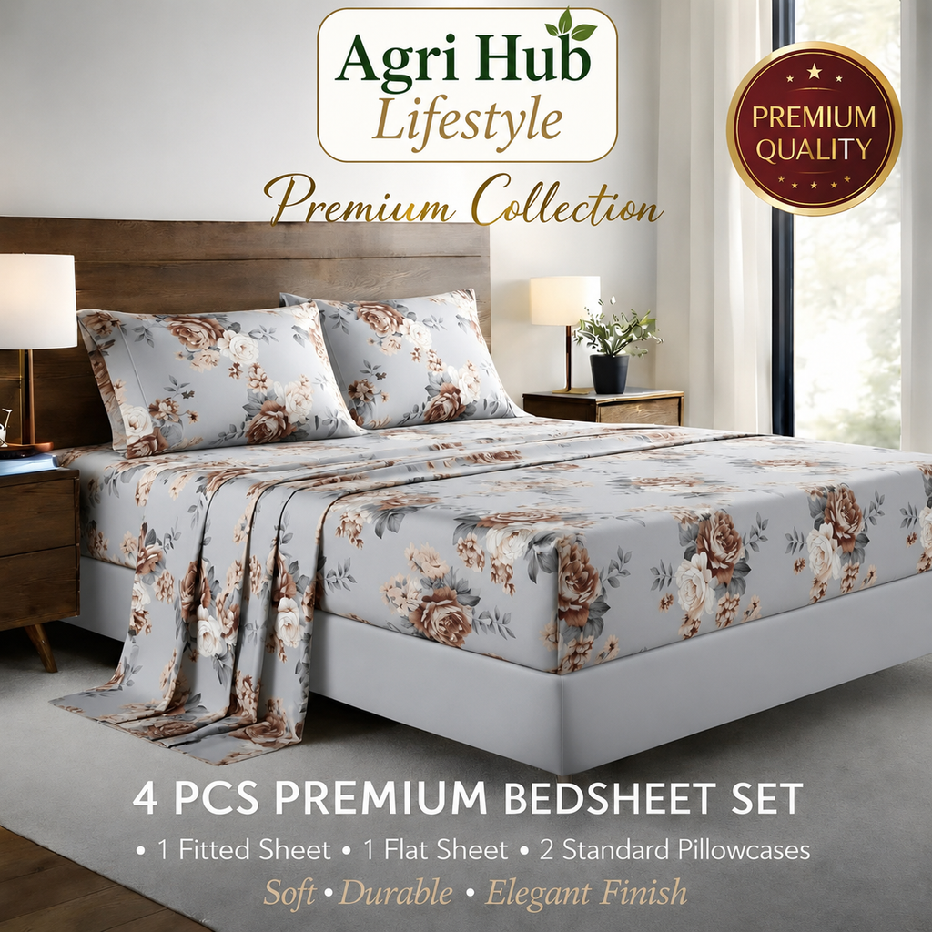 4pcs Premium Bed Sheet Set