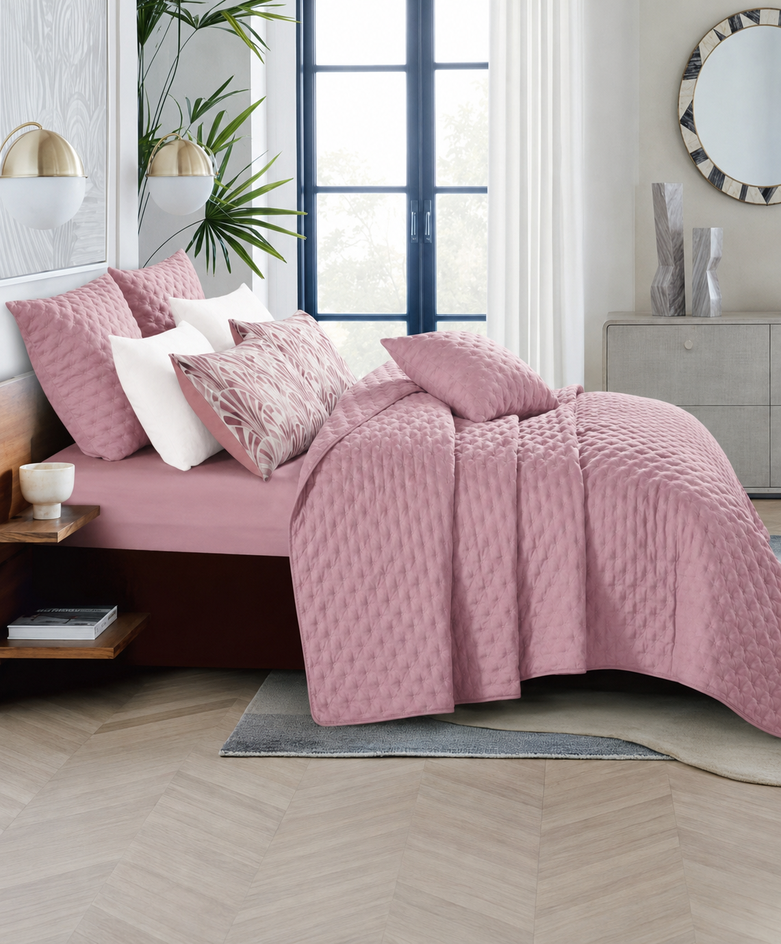 Rara 6pcs Super King Quilt Set