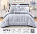 Moffy 7pcs Super King Comforter Set