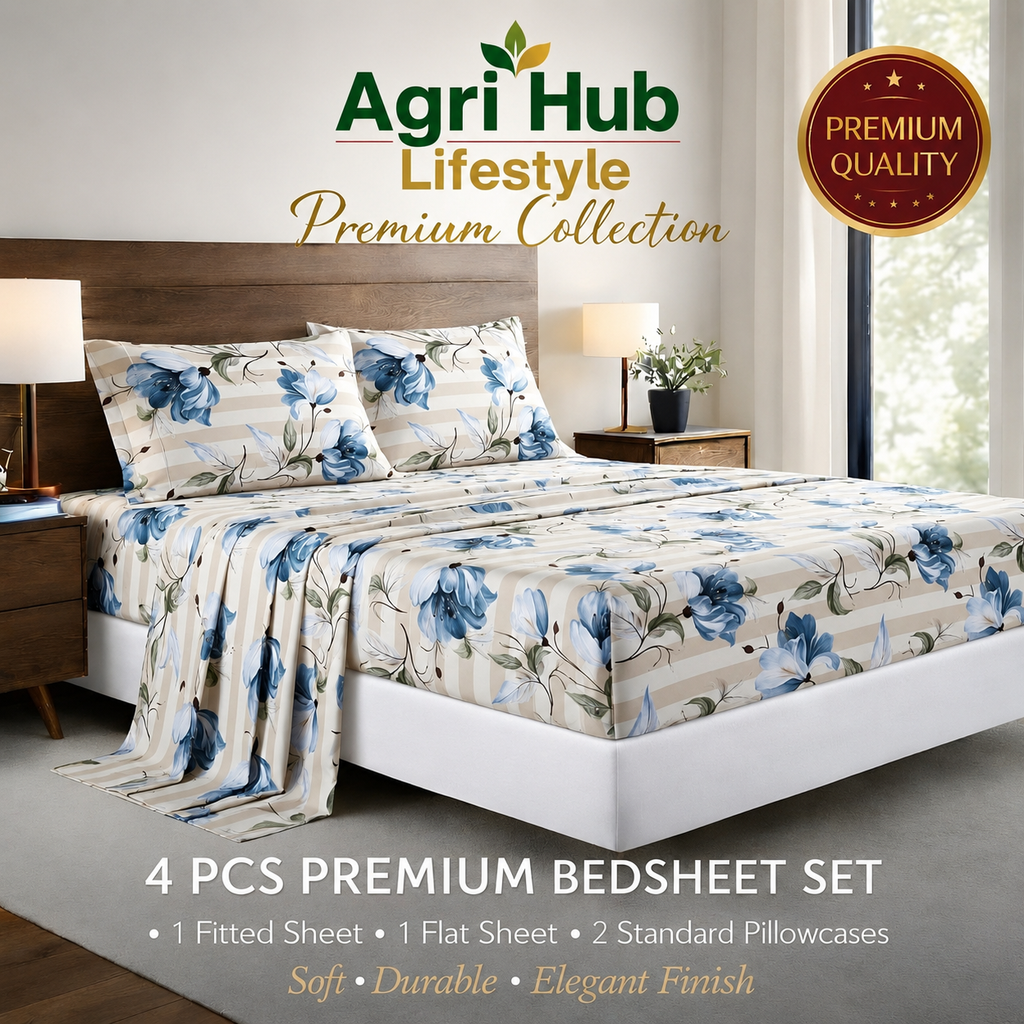 4pcs Premium Bed Sheet Set