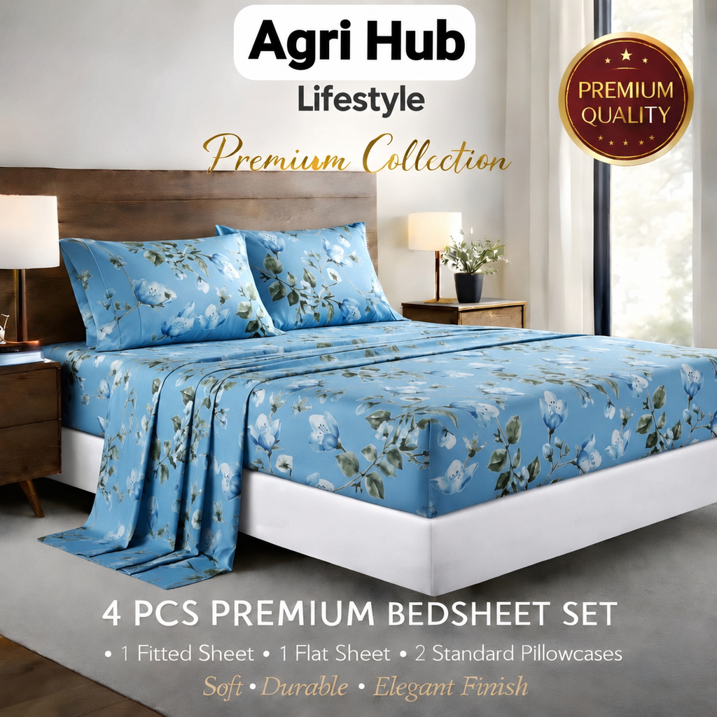 4pcs Premium Bed Sheet Set