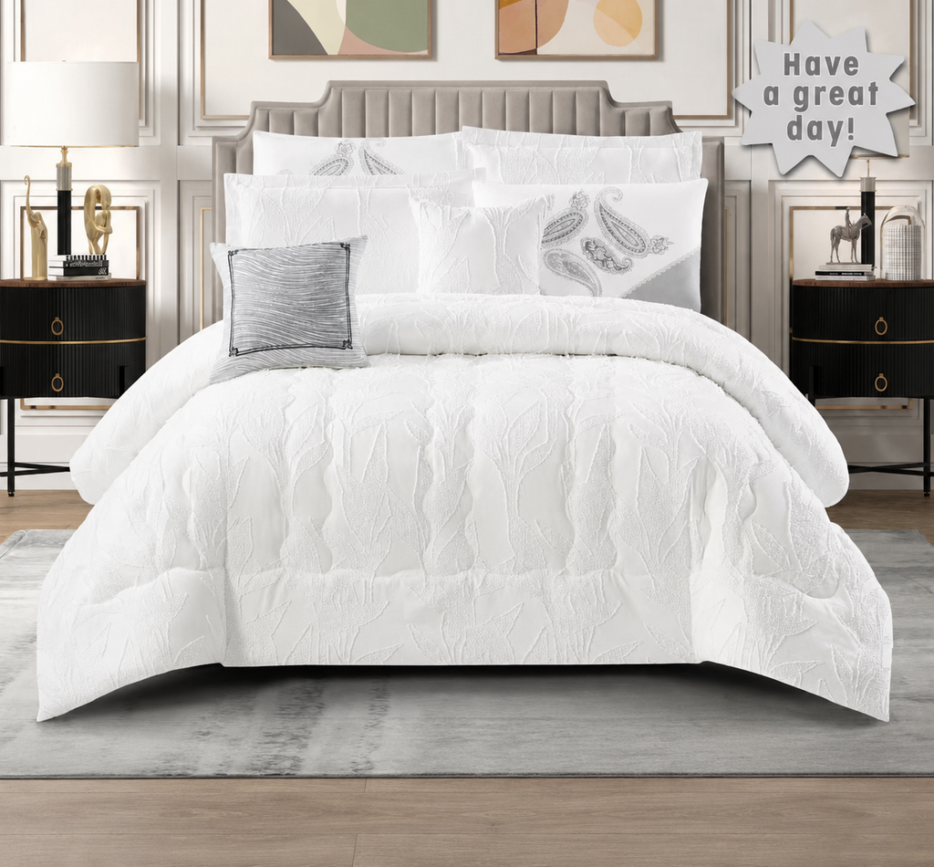 Moffy 7pcs Super King Comforter Set