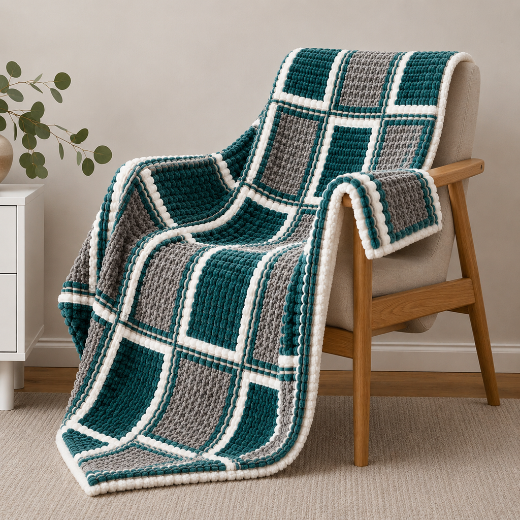 Sherpa-Backed Fleece Throw Blanket 200x230cm
