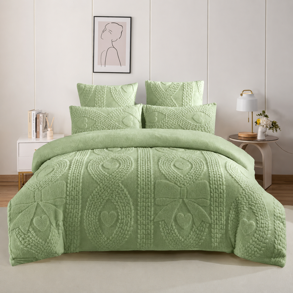5pcs Super King Quilted Bedspread Set